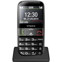 Emporia Euphoria V50 Black kaina ir informacija | Mobilieji telefonai | pigu.lt