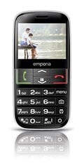 Emporia Euphoria V50 Black kaina ir informacija | Mobilieji telefonai | pigu.lt