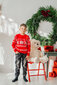 Kalėdinis megztinis vaikams R925 kaina ir informacija | Megztiniai, bluzonai, švarkai berniukams | pigu.lt
