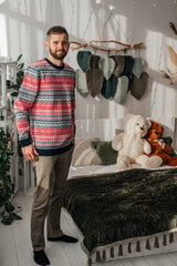 Kalėdinis megztinis vyrams R927 kaina ir informacija | Megztiniai vyrams | pigu.lt