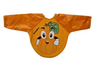 Neperšlampamas seilinukas su rankovemis rinkinis Pumpkin & Carrot pakuotėje 2 vnt 30x30 cm kaina ir informacija | Seilinukai | pigu.lt
