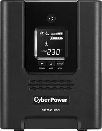 Cyber Power PR2200ELCDSL kaina ir informacija | Nepertraukiamo maitinimo šaltiniai (UPS) | pigu.lt