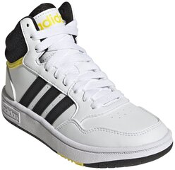 Детские кеды Adidas Hoops Mid 3.0 K White GZ1928 GZ1928/5 цена и информация | Детская спортивная обувь | pigu.lt