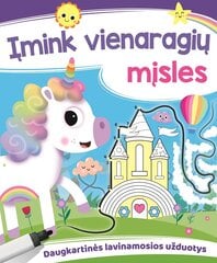 Įmink vienaragių mįsles цена и информация | Развивающие книги | pigu.lt