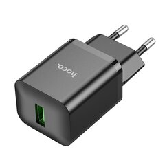 Сетевая зарядка Hoco N26 USB-A Quick Charge 3.0 18W + Type-C белая цена и информация | Зарядные устройства для телефонов | pigu.lt
