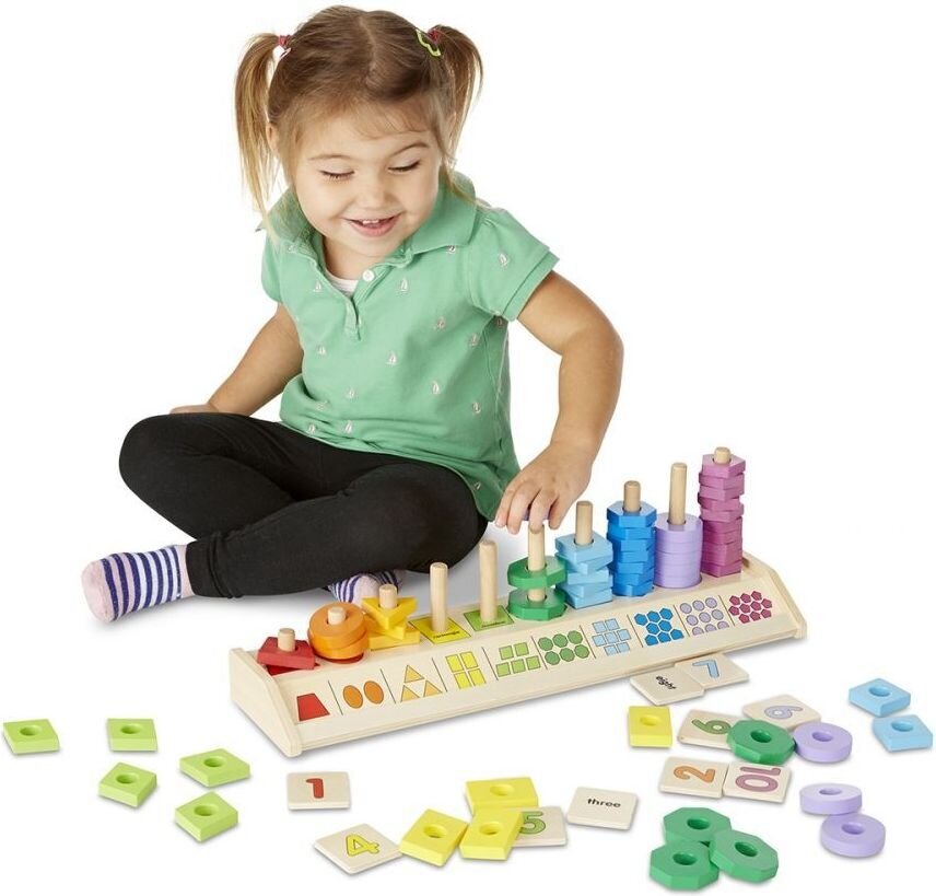 Medinis rūšiavimo žaislas Melissa & Doug kaina ir informacija | Žaislai kūdikiams | pigu.lt