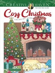 Creative Haven Cozy Christmas Coloring Book цена и информация | Книги для малышей | pigu.lt