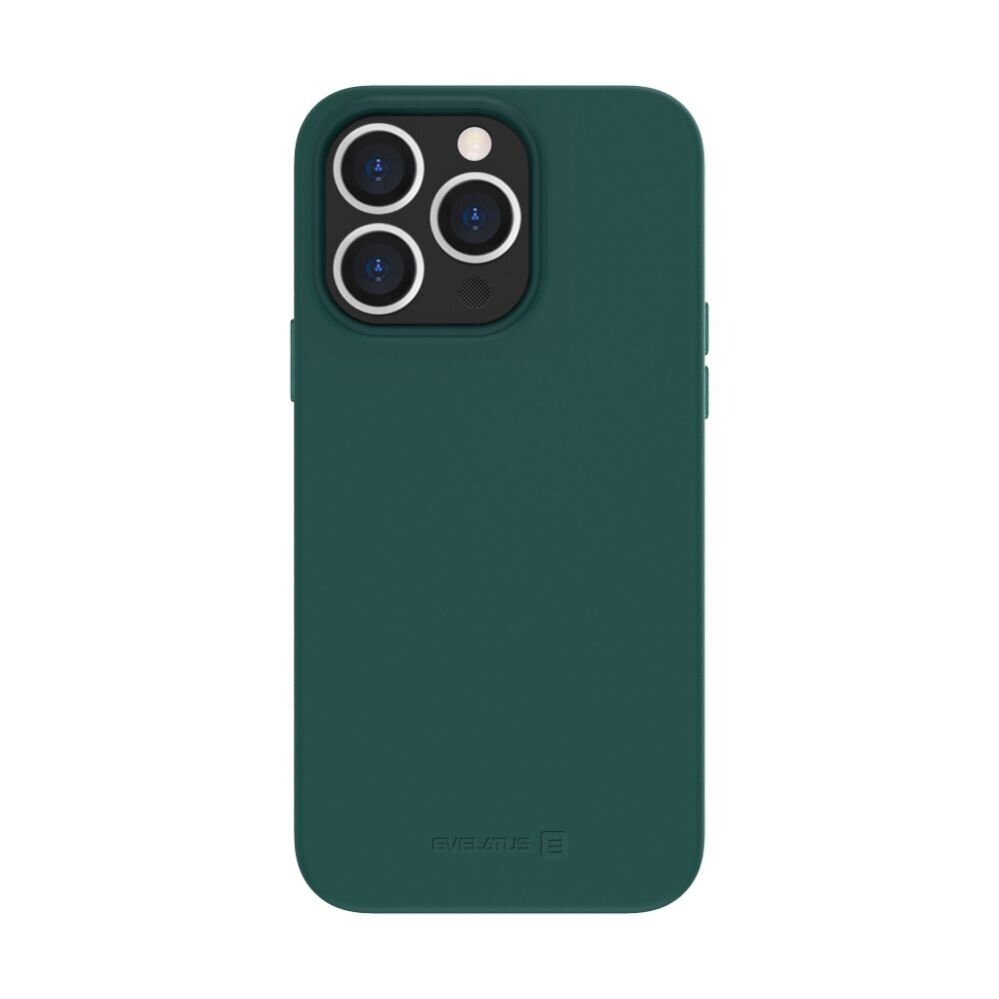 Evelatus Genuine Leather Magsafe skirtas Apple iPhone 14 Pro Max , žalias kaina ir informacija | Telefono dėklai | pigu.lt