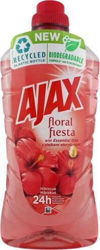 Ajax universali valymo priemonė Hibiscus, 1 L kaina ir informacija | Valikliai | pigu.lt