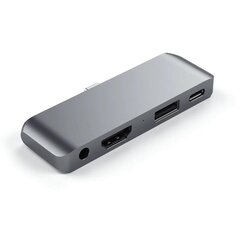 Satechi Type-C Mobile Pro Hub, gray - USB Hub цена и информация | Адаптеры, USB-разветвители | pigu.lt