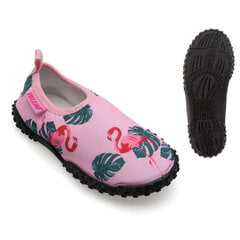 Детская обувь для плавания Flamingo, розовая цена и информация | Обувь для плавания | pigu.lt