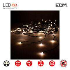 LED žibintai - užuolaidos, 2 x 1 m kaina ir informacija | Girliandos | pigu.lt