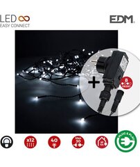 Светодиодные занавески EDM Icicle Easy-Connect Белый 100W (200 x 50 cm) цена и информация | Гирлянды | pigu.lt