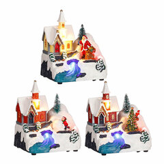 Kalėdų papuošalai Bažnyčia (11,5 x 9,5 x 14 cm) kaina ir informacija | Kalėdinės dekoracijos | pigu.lt
