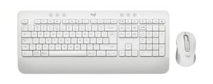 Klaviatūra ir pelė Logitech DT MK650, balta kaina ir informacija | Klaviatūros | pigu.lt