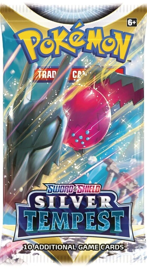 Kortų rinkinys Pokemon TCG Sword & Shield 12 Silver Tempest Booster kaina ir informacija | Stalo žaidimai, galvosūkiai | pigu.lt