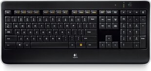 Беспроводная клавиатура Logitech 920-002360, черная цена и информация | Клавиатуры | pigu.lt