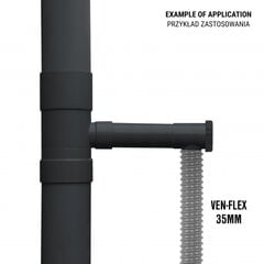 Собиратель дождя с краном - 100 мм, графит цена и информация | Водосточные системы | pigu.lt