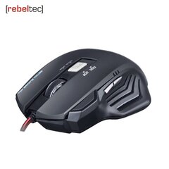 Мышь Rebeltec Punisher, черная цена и информация | Rebeltec Компьютерная техника | pigu.lt