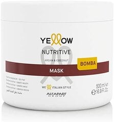 Plaukų kaukė Alfaparf Yellow Nutritive Mask, 500ml kaina ir informacija | Priemonės plaukų stiprinimui | pigu.lt
