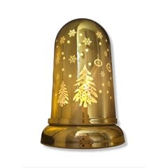 Šventinis LED žibintas - Auksinis цена и информация | Рождественские украшения | pigu.lt
