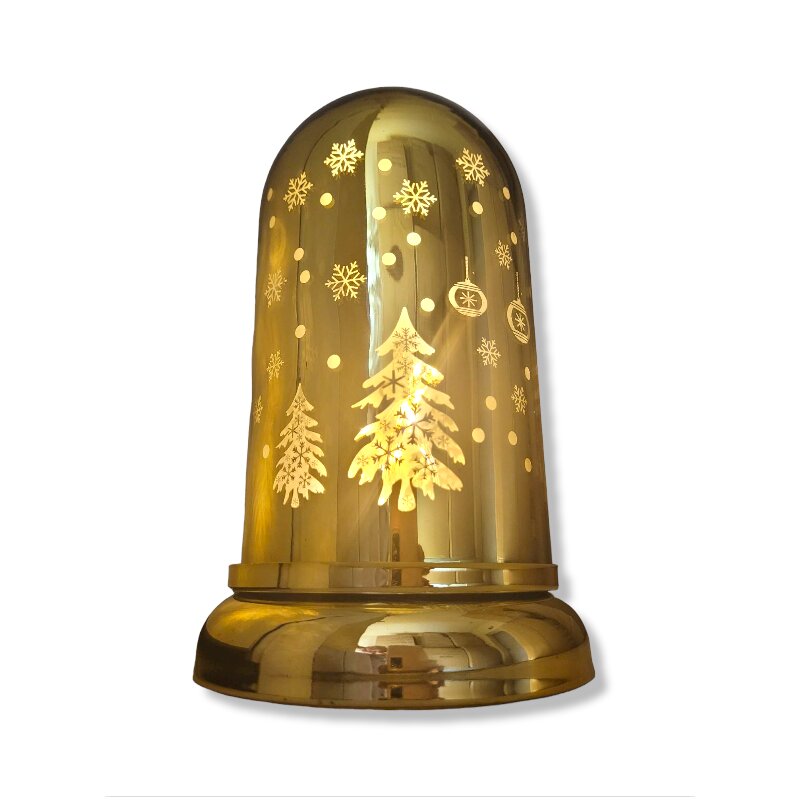 Šventinis LED žibintas - Auksinis kaina ir informacija | Kalėdinės dekoracijos | pigu.lt