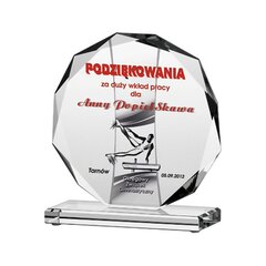 Trofeum Szklane Grawerowane + Wypełnienie Farbą цена и информация | Другие оригинальные подарки | pigu.lt