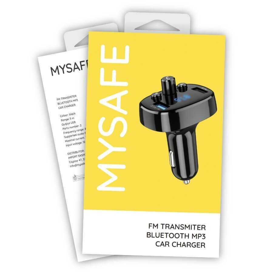 Automobilinis FM moduliatorius MySafe MP3 2x USB kaina ir informacija | FM moduliatoriai | pigu.lt