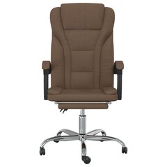 Biuro kėdė vidaXL, ruda kaina ir informacija | Biuro kėdės | pigu.lt