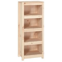 Spintelė knygoms, 50x35x125,5cm, pušies medienos masyvas цена и информация | Шкафы | pigu.lt