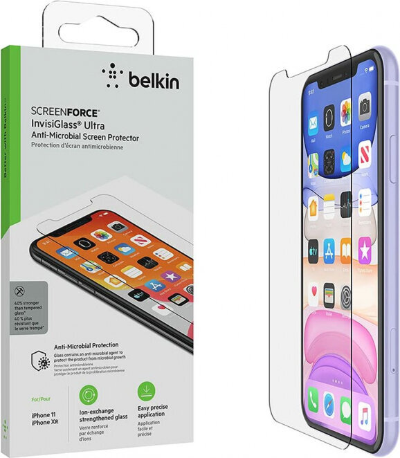 Belkin ScreenForce цена и информация | Apsauginės plėvelės telefonams | pigu.lt