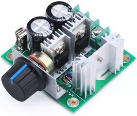 13KHz PWM DC контроллер скорости двигателя 12-40V 10A  цена и информация | Смарттехника и аксессуары | pigu.lt