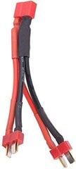 1 шт. параллельный T-Deans кабель вилка для мужских и женских разъемов для RC LiPo батареи цена и информация | Смарттехника и аксессуары | pigu.lt