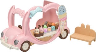 Кукла Sylvanian Families Ice Cream Van цена и информация | Игрушки для девочек | pigu.lt