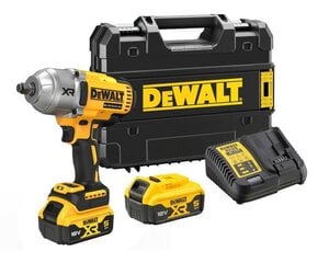 DEWALT УДАРНЫЙ гайковерт 1/2&quot; 18В 1355Нм 2x5.0Ач TSTAK DCF900P2T цена и информация | Шуруповерты, дрели | pigu.lt