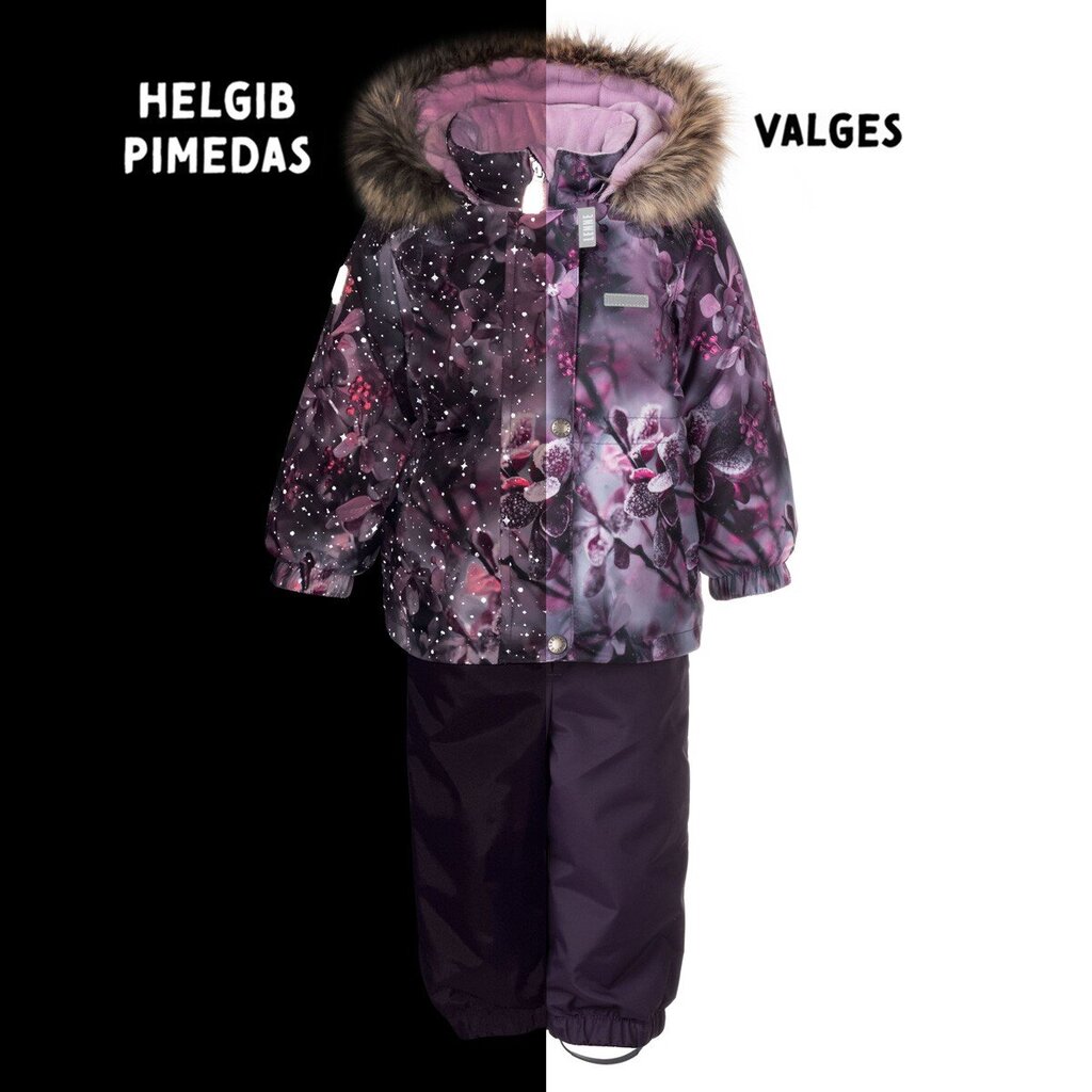 Žemmos rūbai vaikams Lenne Tree 22318 A*6020, violetinis kaina ir informacija | Striukės, paltai mergaitėms | pigu.lt