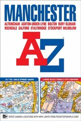 Manchester A-Z Street Atlas (paperback) New 13th edition kaina ir informacija | Kelionių vadovai, aprašymai | pigu.lt