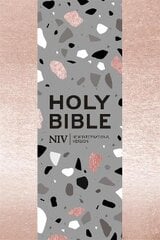 NIV Pocket Rose Gold Terrazzo Soft-tone Bible with Zip kaina ir informacija | Dvasinės knygos | pigu.lt