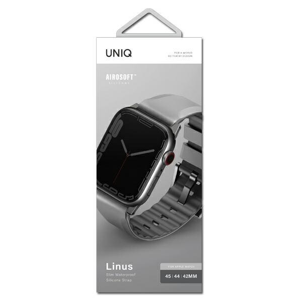 Uniq Linus Series Chalk Grey kaina ir informacija | Išmaniųjų laikrodžių ir apyrankių priedai | pigu.lt