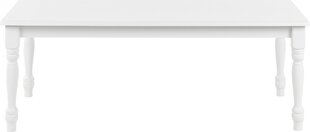 Кофейный столик Beliani Kokomo, белый цена и информация | Журнальные столы | pigu.lt