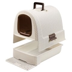Коробка с крышкой для кошачьих туалетов, 51x38,5x40cм  цена и информация | Туалеты для кошек | pigu.lt