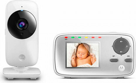 Kūdikių monitorius Motorola Baby Monitor 2.4", baltas kaina ir informacija | Mobilios auklės | pigu.lt