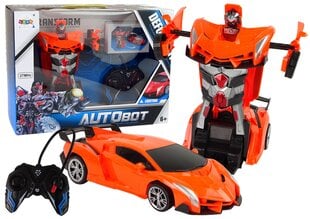 Nuotoliniu būdu valdomas Robotas - Sportinis automobilis AutoBot, oranžinis kaina ir informacija | Žaislai berniukams | pigu.lt