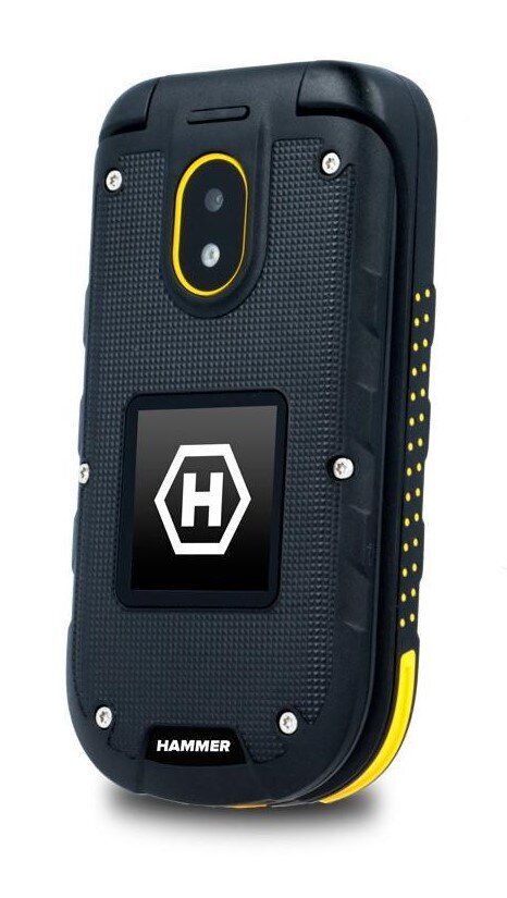 myPhone Hammer Bow Dual SIM, Black/Yellow kaina ir informacija | Mobilieji telefonai | pigu.lt
