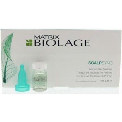Ampulės silpniems ir slenkantiems plaukams Matrix Biolage Scalp Sync Aminexil 10 x 6 ml цена и информация | Priemonės plaukų stiprinimui | pigu.lt