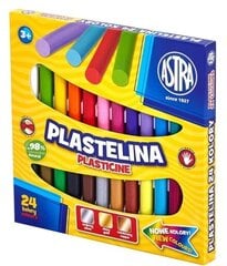 Plastilinas Astra, 24 spalvos kaina ir informacija | Piešimo, tapybos, lipdymo reikmenys | pigu.lt