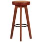 2-jų dalių baro kėdžių komplektas vidaXL, rudas kaina ir informacija | Virtuvės ir valgomojo kėdės | pigu.lt