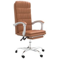 Biuro kėdė vidaXL, ruda kaina ir informacija | Biuro kėdės | pigu.lt