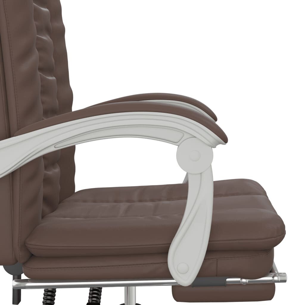 Biuro kėdė vidaXL, ruda цена и информация | Biuro kėdės | pigu.lt