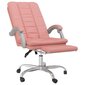 Biuro kėdė vidaXL, rožinė kaina ir informacija | Biuro kėdės | pigu.lt